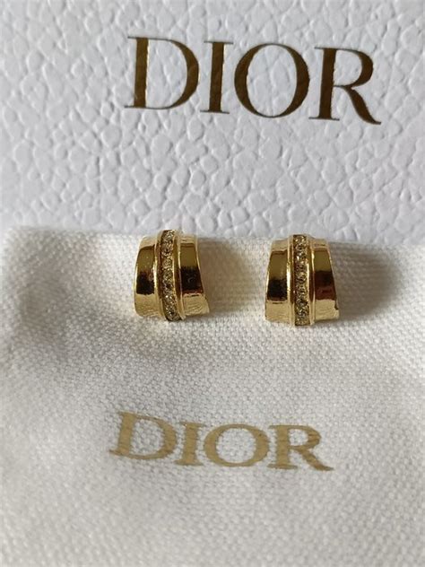 zilveren knip oorbellen christian dior|dior oorbellen.